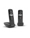 Gigaset AS690 Duo D-ECT Cordless Phone Kolor: CZARNY - nr 12
