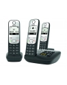Gigaset A690A Trio D-ECT Cordless Phone with Answering Machine Kolor: CZARNY - nr 5