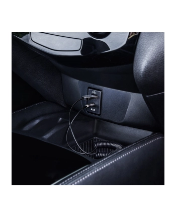 BAS(wersja europejska)S ADAPTER AUDIO BLUETOOTH 50USB  AUX CZARNY