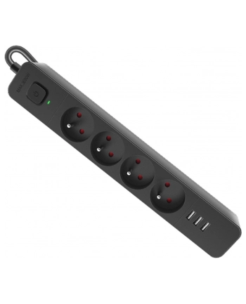 Listwa zasilająca Defender SFS 133 1,5 m, 4 gniazda, 3x USB