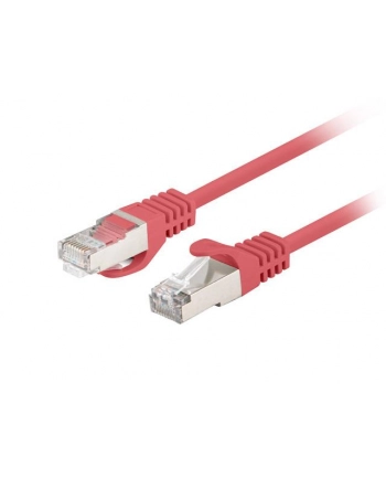 Patchcord Lanberg FTP kat.6 0,5m czerwony 10-pack nr 1