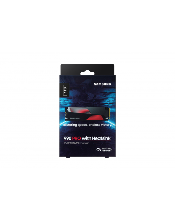 Dysk SSD Samsung 990 PRO Heatsink 1TB M.2 2280 PCIe 4.0 x4 NVMe (7450/6900 MB/s) główny