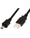 Kabel USB DIGITUS 2.0 A/M - mini B/M, 1,8m czarny - nr 3