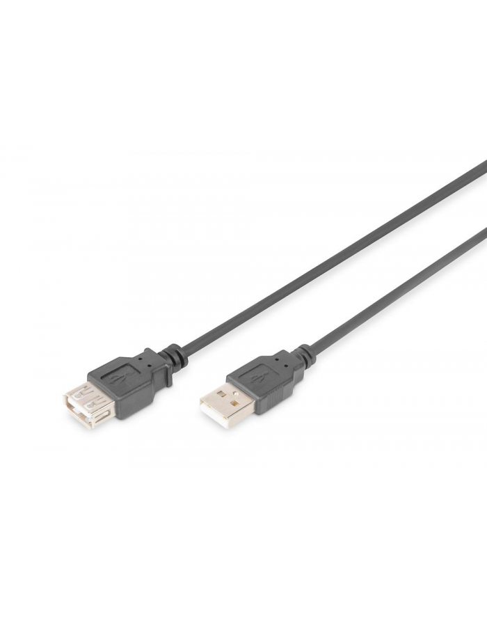 Przedłużacz DIGITUS AK-300202-050-S USB 2.0 5m czarny główny