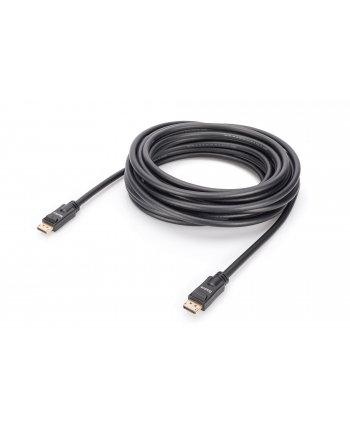 Kabel DisplayPort DIGITUS z zatrzaskami 4K 60Hz UHD Typ DP/DP M/M czarny 10m