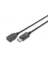 Przedłużacz DisplayPort DIGITUS 1.2 M/F 2m - nr 1