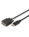 Kabel adapter DIGITUS DisplayPort z zatrzaskiem 1080p 60Hz FHD Typ DP/DVI-D (24+1) M/M 1m - nr 5