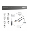 Kabel adapter DIGITUS PREMIUM DisplayPort - HDMI 4K 30Hz DP/HDMI M/M 1.8m - nr 8