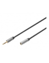 Kabel przedłużający audio DIGITUS PREMIUM MiniJack Stereo Typ 3.5mm/3.5mm Ż/M nylon 1,8m - nr 4