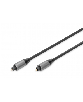 Kabel audio DIGITUS PREMIUM optyczny Toslink 2.2mm/Toslink 2.2mm M/M nylon aluminium 2m
