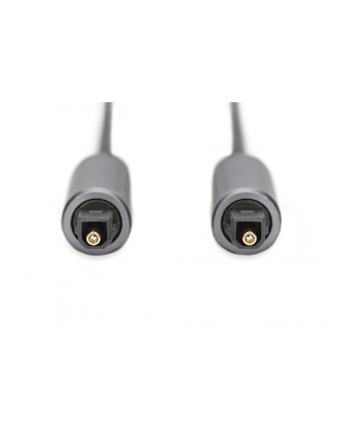 Kabel audio DIGITUS PREMIUM optyczny Toslink 2.2mm/Toslink 2.2mm M/M nylon aluminium 3m główny