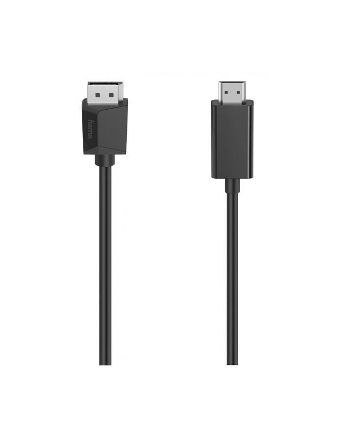 HAMA POLSKA Kabel Hama Displayport - HDMI 4K 1,5m czarny główny