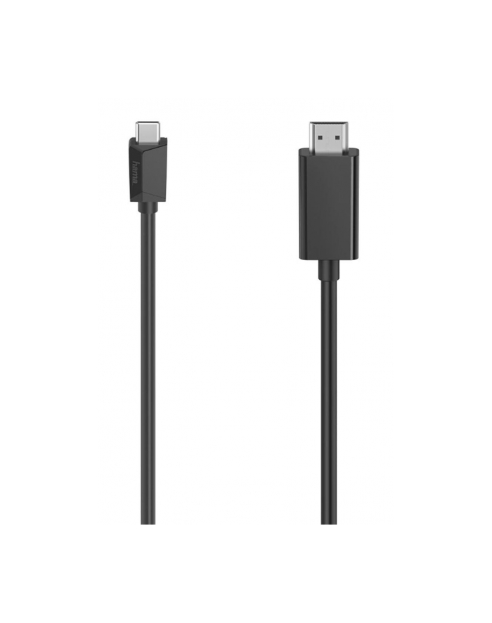 HAMA POLSKA Kabel adapter Hama USB-C - HDMI 4K 1,5m czarny główny