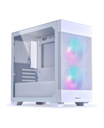 Lian Li LANCOOL 205M Mesh Micro-ATX-Gehäuse, Tempered Glass - biały