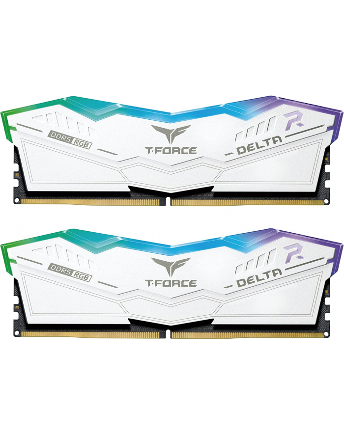 Pamięć DDR5 Team Group D-ELTA RGB 32GB (2x16GB) 7600MHz CL36 1,4V White główny