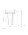 Stojak podłogowy Neomounts by Newstar PLASMA-M2600SILVER 70''-120'' 250kg - nr 2