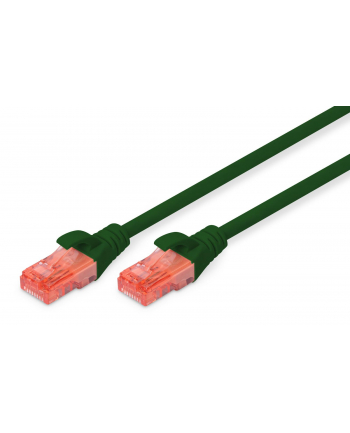 Patchcord DIGITUS UTP kat. 6 0,5m PVC zielony