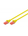 Patchcord DIGITUS UTP kat. 6 2m PVC żółty - nr 2