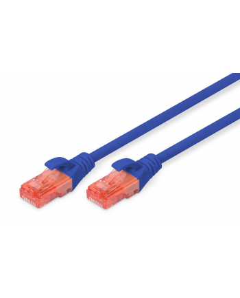 Patchcord DIGITUS UTP kat. 6 3m PVC niebieski