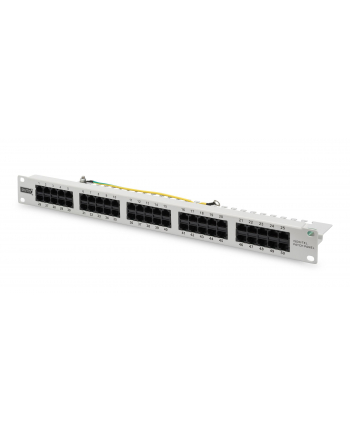 Patch panel DIGITUS ISDN telefoniczny 19'' 50x RJ45 (8P4C) UTP kat. 3 szary