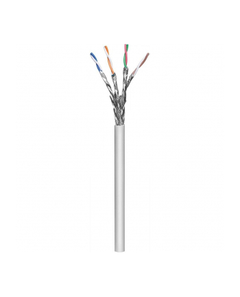 Kabel instalacyjny Intellinet skrętka Cat7 S/FTP drut 100% miedź, 305m szary