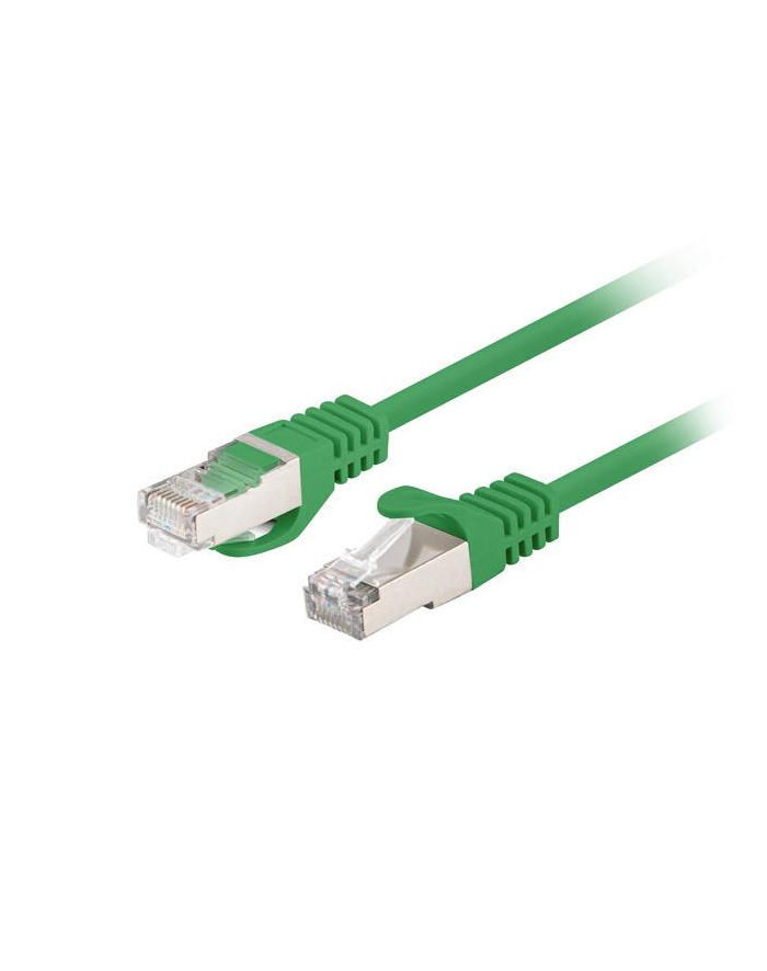 Patchcord Lanberg FTP kat.6 0,25m zielony 10-pack główny