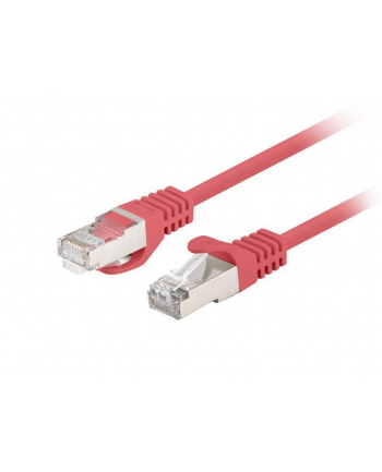 Patchcord Lanberg FTP kat.6 0,25m czerwony 10-pack