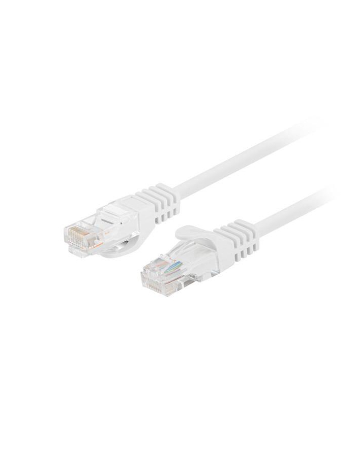 Patchcord Lanberg UTP kat.5e 0,25m biały 10-Pack główny