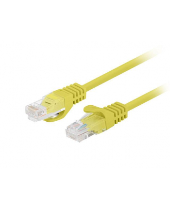 Patchcord Lanberg UTP kat.5e 1m żółty 10-Pack