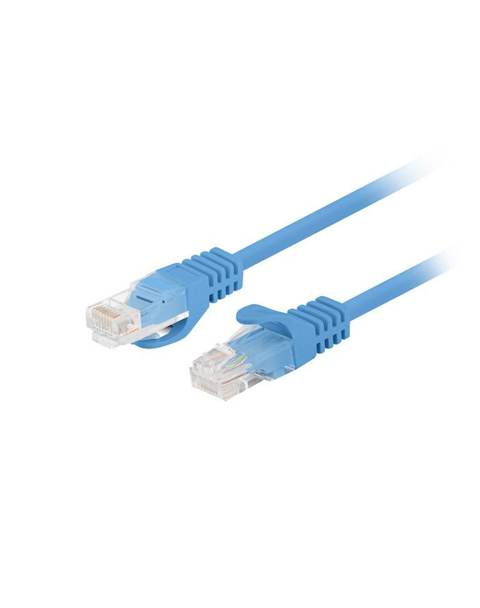 Patchcord Lanberg UTP kat.5e 1,5m niebieski 10-Pack główny