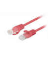 Patchcord Lanberg UTP kat.6 0,25m czerwony 10-Pack - nr 3