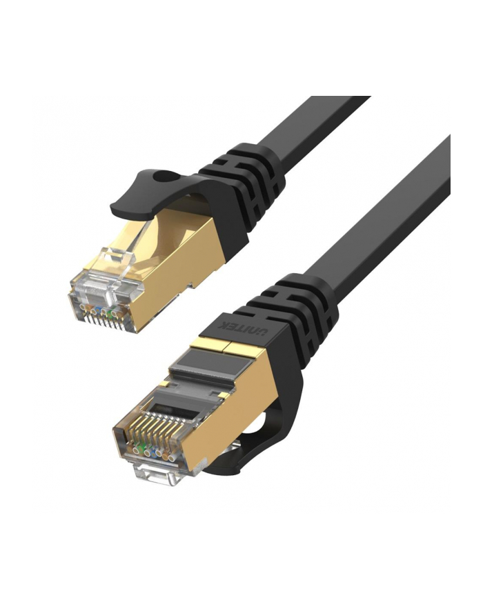 Patchcord UNITEK C1897BK-5M płaski Ethernet Cat.7, 5m główny