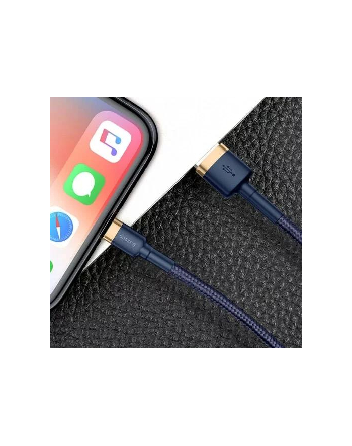 BAS(wersja europejska)S KABEL USB LIGHTNING CAFULE 15A 2M (GRANAT) główny