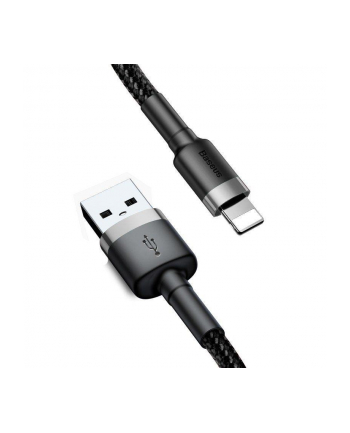 BAS(wersja europejska)S KABEL LIGHTNING USB CAFULE 1 5A 2M (SZARY)