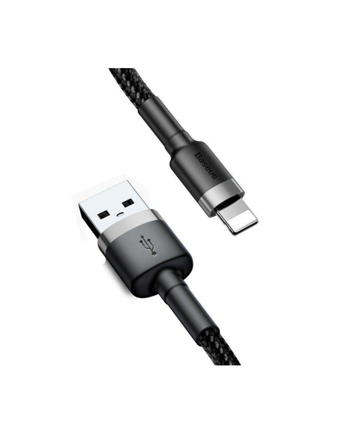 BAS(wersja europejska)S KABEL LIGHTNING USB CAFULE 1 5A 2M (SZARY) główny