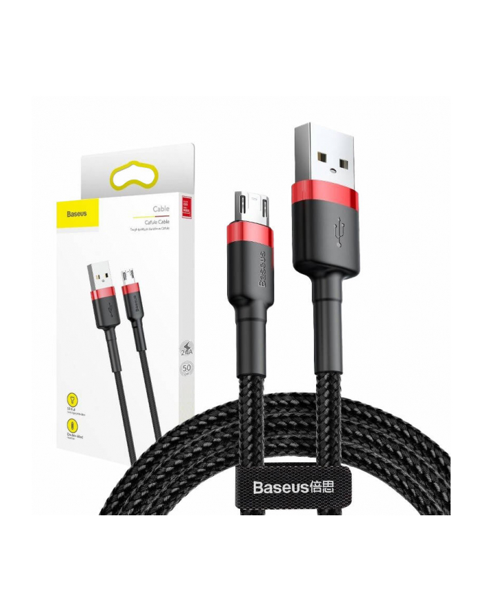 BAS(wersja europejska)S KABEL MICRO USB CAFULE CAMKLF-B91 24A 1M główny
