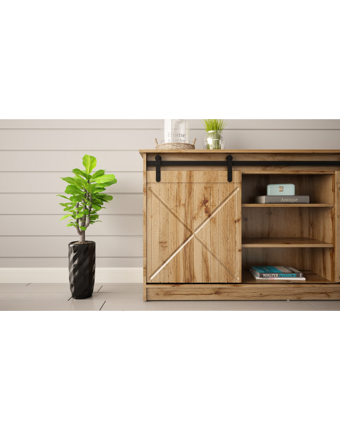 cama meble Komoda 160x80x35 GRANERO dąb wotan główny