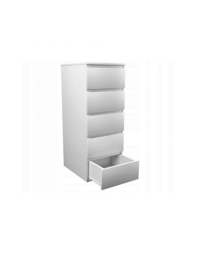 top e shop W5 KOMODA 5 SZUFLAD BIAŁY MAT główny