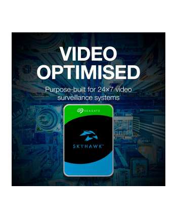 SEAGATE Surveillance Skyhawk 2TB HDD SATA 6Gb/s 256MB cache 3.5inch