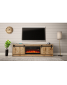 cama meble Szafka RTV GRANERO+kominek 200x56 7x35 dąb wotan - nr 3