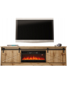 cama meble Szafka RTV GRANERO+kominek 200x56 7x35 dąb wotan - nr 7