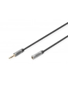 Kabel przedłużający audio DIGITUS PREMIUM MiniJack Stereo Typ 3.5mm/3.5mm Ż/M nylon 1,8m - nr 2