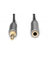 Kabel przedłużający audio DIGITUS PREMIUM MiniJack Stereo Typ 3.5mm/3.5mm Ż/M nylon 1,8m - nr 6