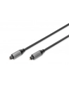 Kabel audio DIGITUS PREMIUM optyczny Toslink 2.2mm/Toslink 2.2mm M/M nylon aluminium 3m - nr 5