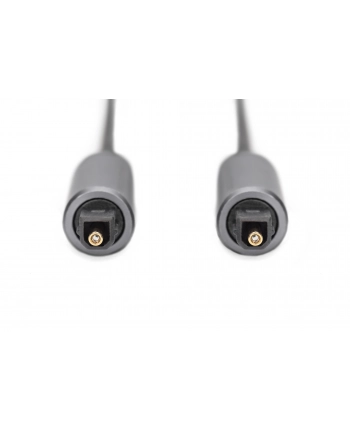 Kabel audio DIGITUS PREMIUM optyczny Toslink 2.2mm/Toslink 2.2mm M/M nylon aluminium 3m