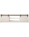 cama meble Szafka RTV GRANERO 200x56 7x35 biały/biały połysk - nr 2
