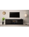 cama meble Szafka RTV GRANERO 200x56 7x35 czarny/czarny poł - nr 11