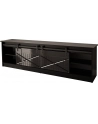 cama meble Szafka RTV GRANERO 200x56 7x35 czarny/czarny poł - nr 9