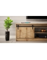 cama meble Szafka RTV GRANERO 200x56 7x35 dąb wotan - nr 13