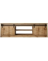 cama meble Szafka RTV GRANERO 200x56 7x35 dąb wotan - nr 8